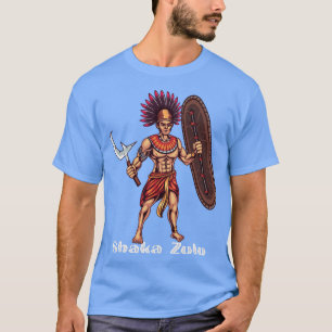 Shaka Zulu African Warrior Leader African King Jun T-shirt