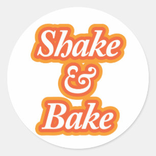 Shake & Bake Ronde Sticker