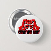 SHAKE EN BAKE RONDE BUTTON 5,7 CM (Voorkant /achterkant)