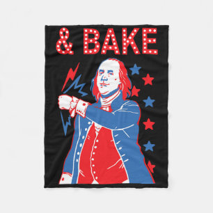 Shake en Ke Drink Amerikaanse Presidenten Happy 4T Fleece Deken