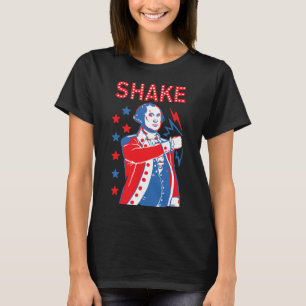 Shake en Ke Drink Amerikaanse Presidenten Happy 4T T-shirt