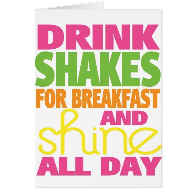 Shake en Shine (Voorkant)