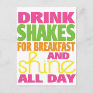 Shake en Shine Briefkaart