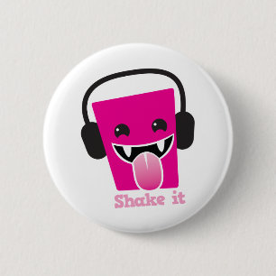 Shake it kawaii DJ Ronde Button 5,7 Cm