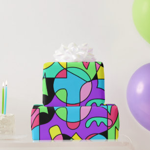 Shake It Up (op zwart) Cadeaupapier