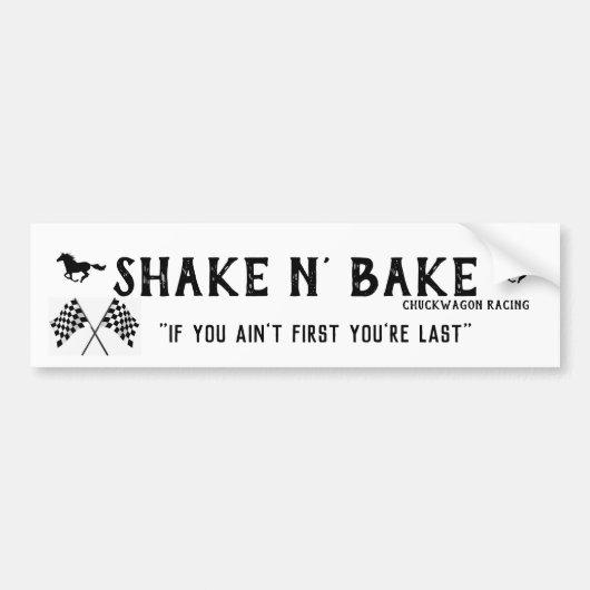 Shake N Bake Bumpersticker (Voorkant)