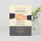 Shake On It Contrat Graduation Invitation (Debout devant)