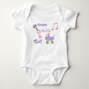 Shake Rattle and Roll Baby Girl's Bodysuit