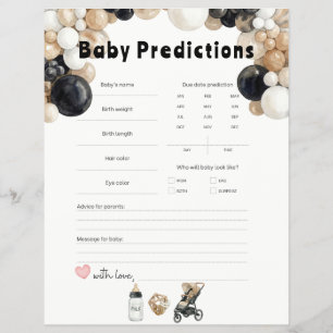 Shake, Rattle, Roll & Balloonboog Babyvoorspelling Flyer