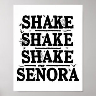 Shake Shake Retro Grappig Halloween Sp Poster