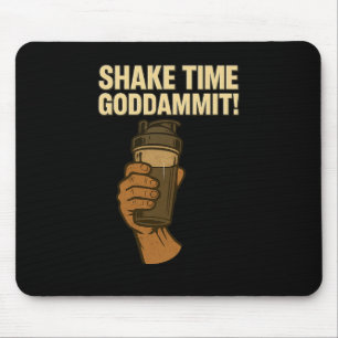Shake Time - Grappige Bodybuilding Gym - Proteïne  Muismat