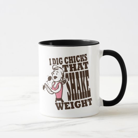 Shake Weight Funny Coffee Mok (Rechts)