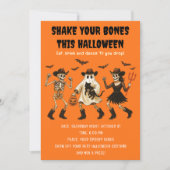 Shake Your Bones Halloween Invitation (Devant)