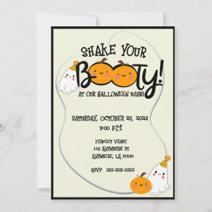 Shake Your Booty Halloween Party Uitnodiging