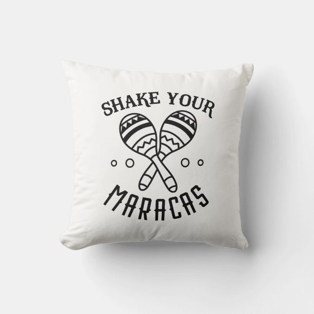 Shake Your Maracas Kussen (Voorkant)