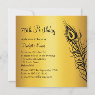 Shake Your Tail Feathers Anniversaire Invitation o