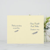 Shake your Tail Feathers Programme de mariage (Debout devant)