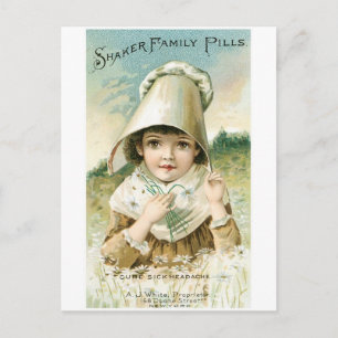 Shaker Family Pills Briefkaart