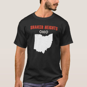 SHAKER HEIGHTS Ohio USA State America Travel Ohioa T-shirt
