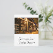 Shaker Square bij nacht - 1 Briefkaart (Staand voorkant)