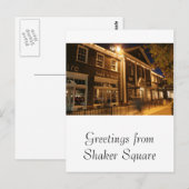 Shaker Square bij nacht - 1 Briefkaart (Voorkant / Achterkant)