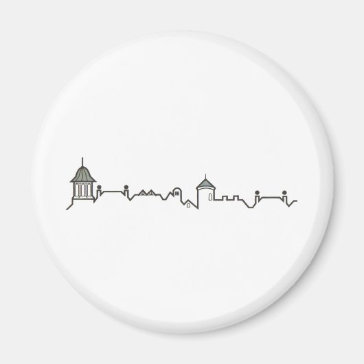 Shaker Square Magneet (Voorkant)