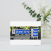 Shaker Square-teken Briefkaart (Staand voorkant)