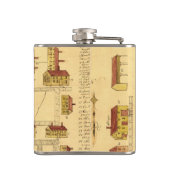 SHAKER VILLAGE MAP, 1849 HEUPFLES (Achterkant)