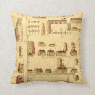 SHAKER VILLAGE MAP, 1849 KUSSEN