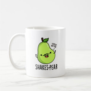 Shakes-pear Funny Pear Fruit Pun Koffiemok