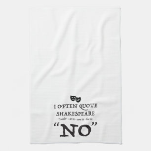 Shakespear "NO" Kitchen Towel Theedoek