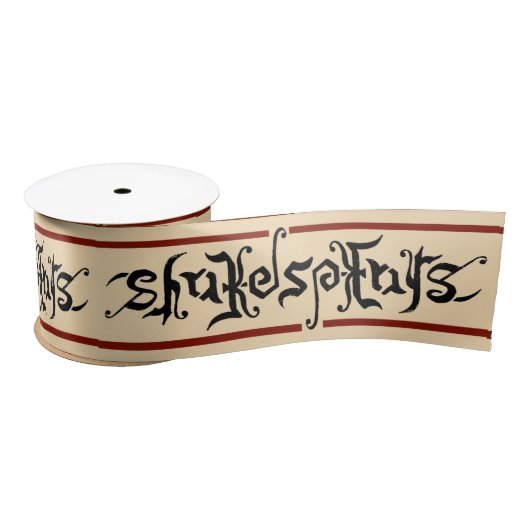 Shakespeare Ambigram Ribbon Lint (Spoel)