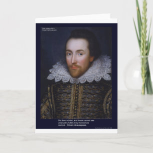 Shakespeare Amour/Aveugle Citation Sur Cartes Cade