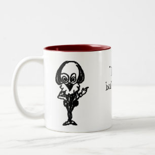 Shakespeare belediging - tweekleurige koffiemok