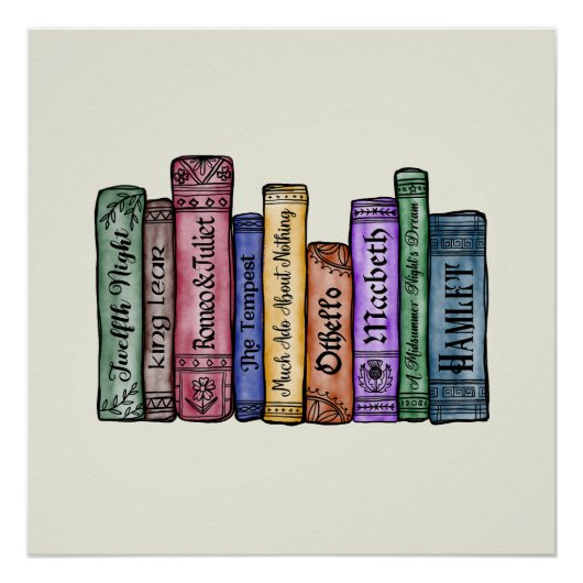 Shakespeare Books No.1 Perfect Poster (Voorkant)