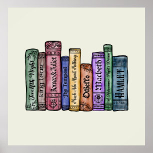 Shakespeare Books No.1 Poster