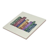 Shakespeare Books No.1 Tegeltje (Zijkant)