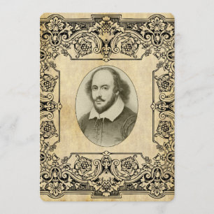 Shakespeare bruiloft uitnodiging