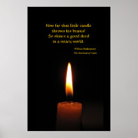 Shakespeare Candle Flame Quotting