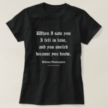 Shakespeare citaat - Ik werd verliefd