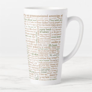 Shakespeare Collectie Latte Mok