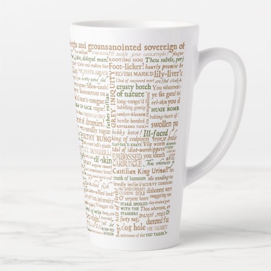 Shakespeare Collectie Latte Mok (Rechts)