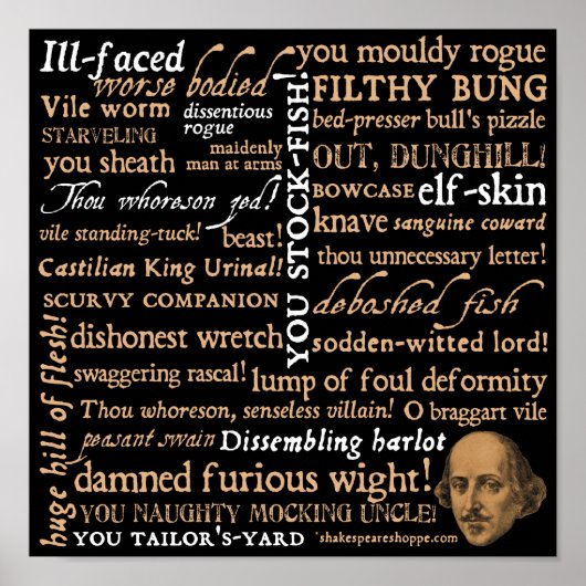 Shakespeare Collectie Poster (Voorkant)