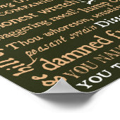 Shakespeare Collectie Poster (Hoek)