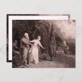 Shakespeare De Tempest Miranda Herfsten in de lief Briefkaart (Voorkant / Achterkant)