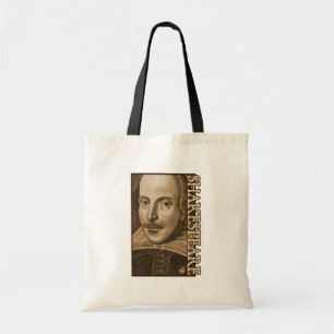 Shakespeare Droeshout Engravings Tote Bag