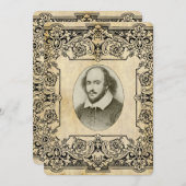 Shakespeare Faire-part de mariage (Devant / Derrière)