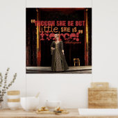 Shakespeare Fierce Quote Poster (Keuken)