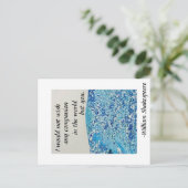 Shakespeare Friendship Quote Briefkaart (Staand voorkant)
