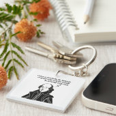 Shakespeare Funny Quote Sleutelhanger (Voorkant Rechts)